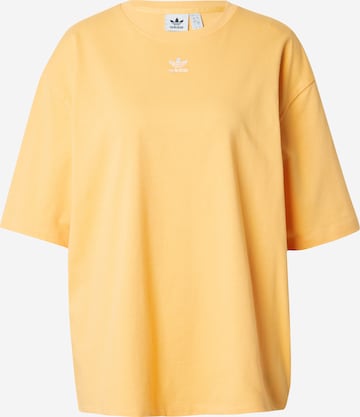 ADIDAS ORIGINALS Shirt 'Adicolor Essentials' in Geel: voorkant