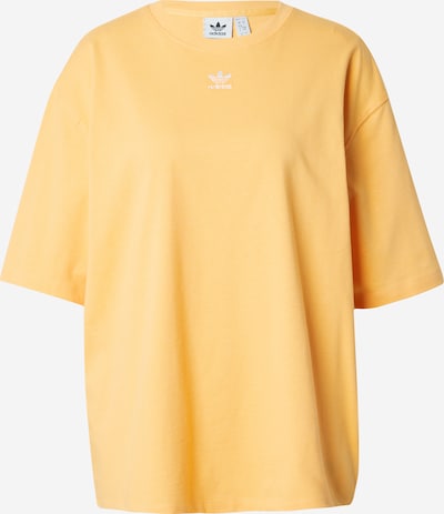 ADIDAS ORIGINALS T-Shirt 'Adicolor Essentials' in safran / weiß, Produktansicht