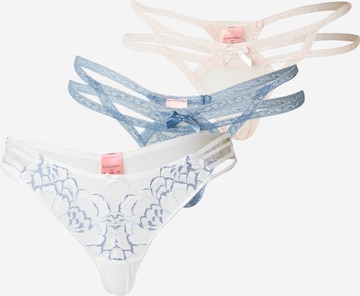 Hunkemöller - Tanga em azul: frente