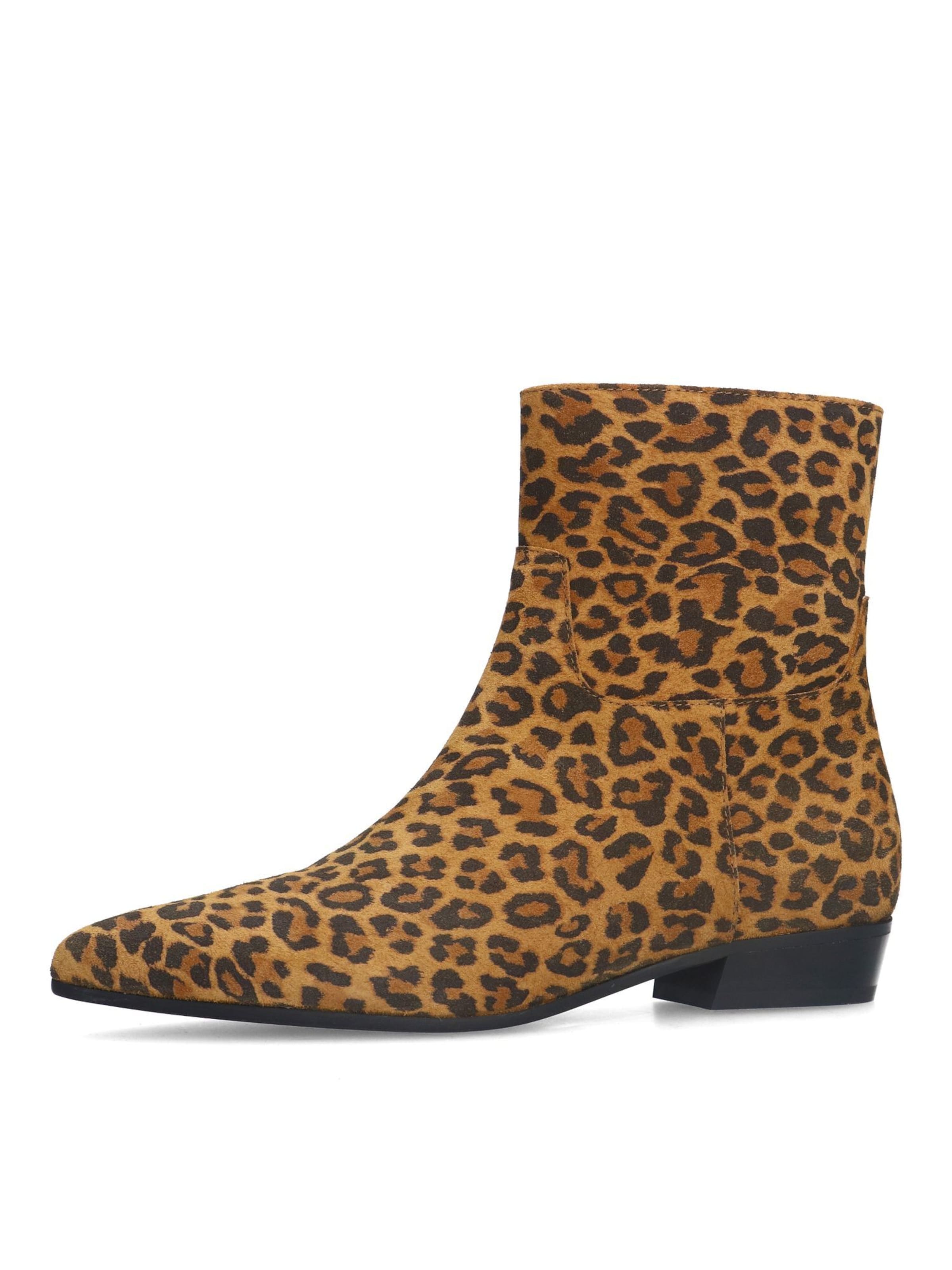 MANFIELD Stiefelette in Braun: Vorderseite