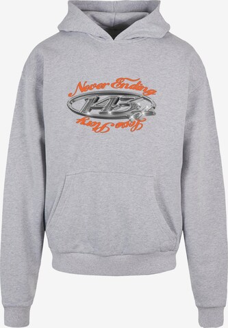 MT Upscale Sweatshirt 'Never ending...' in Grey: front