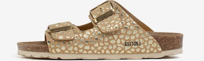Bayton Chaussures ouvertes 'Atlas' en beige / argent, Vue avec produit
