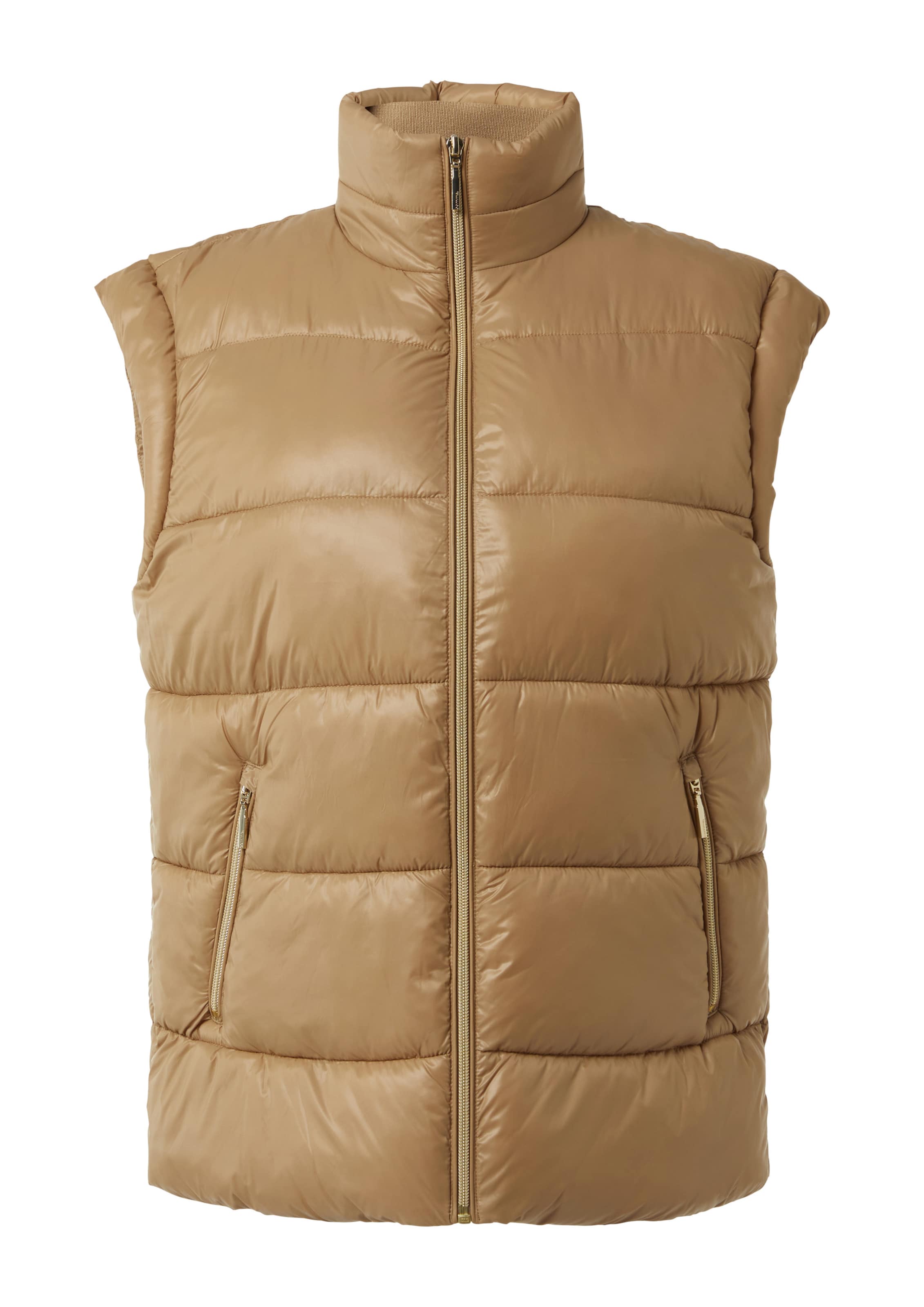 COMMA Veste pieejams XS, krāsa - gaiši brūns, Preces skats
