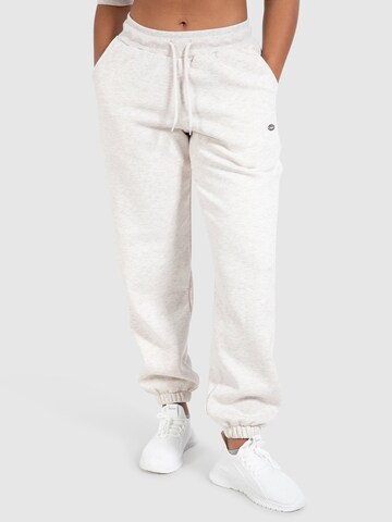 Smilodox Tapered Workout Pants 'Amelia' in Beige: front