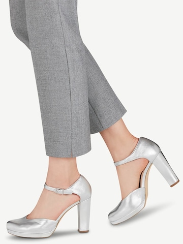 TAMARIS Slingback pumps in Silver