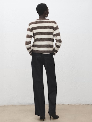 MANGO Pullover 'ARBOL' in Braun