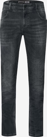 Street One MEN Slim fit Jeans in Grey: front