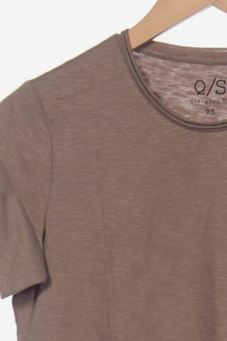 QS T-Shirt XS in Braun