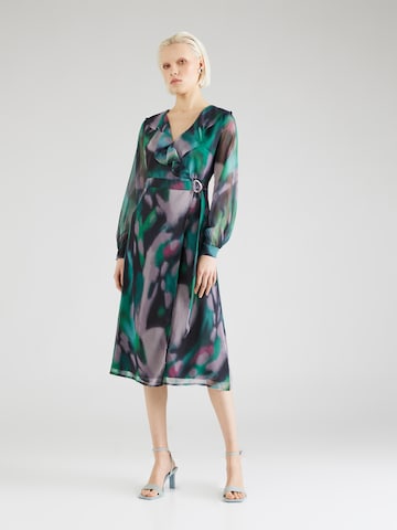 Robe de cocktail Wallis en vert : devant