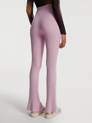 EDITED Boot cut Trousers 'Lonie' in Purple