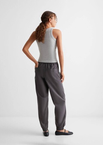 MANGO TEEN Regular Pants 'Rebel' in Grey