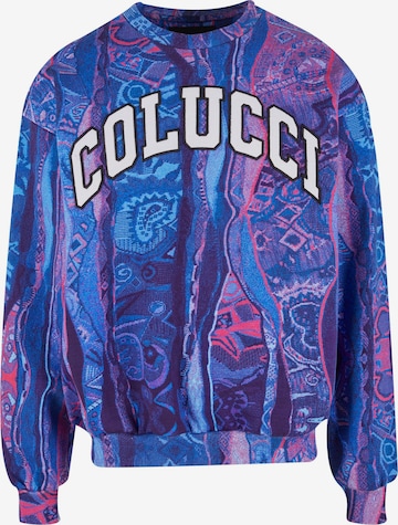 Colucci Sweatshirt in Blauw: voorkant