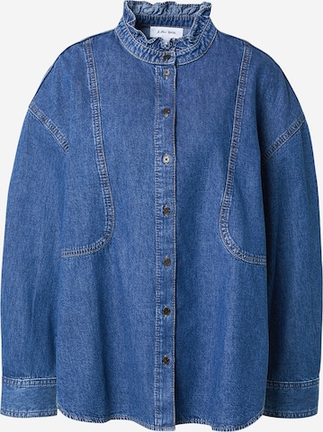 & Other Stories Blouse in Blue: front