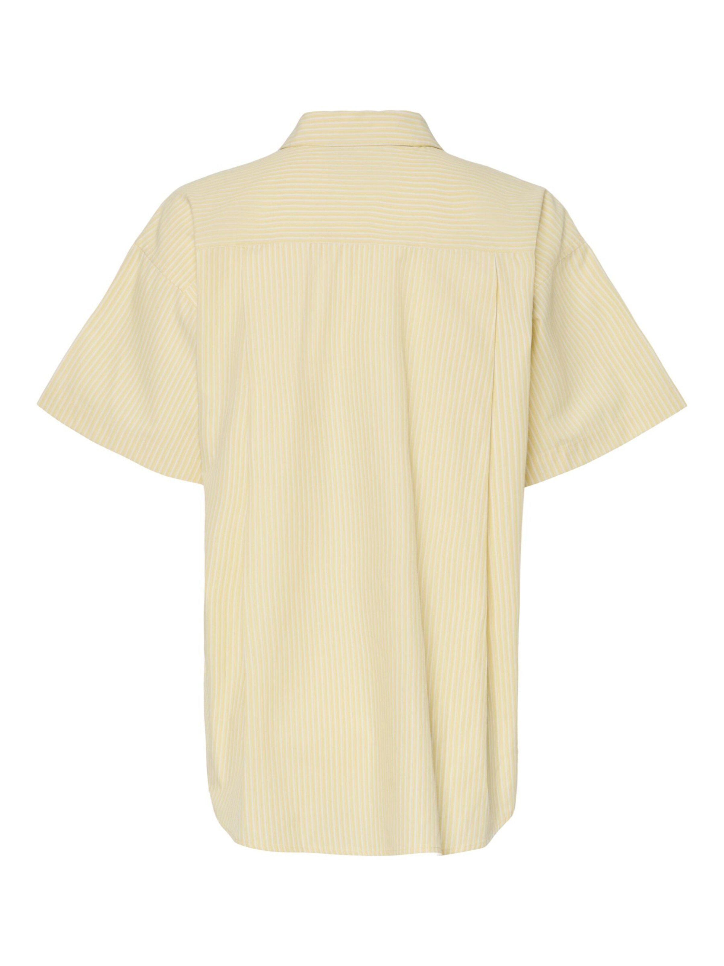 Chemisier 'PCFEMME' PIECES en jaune