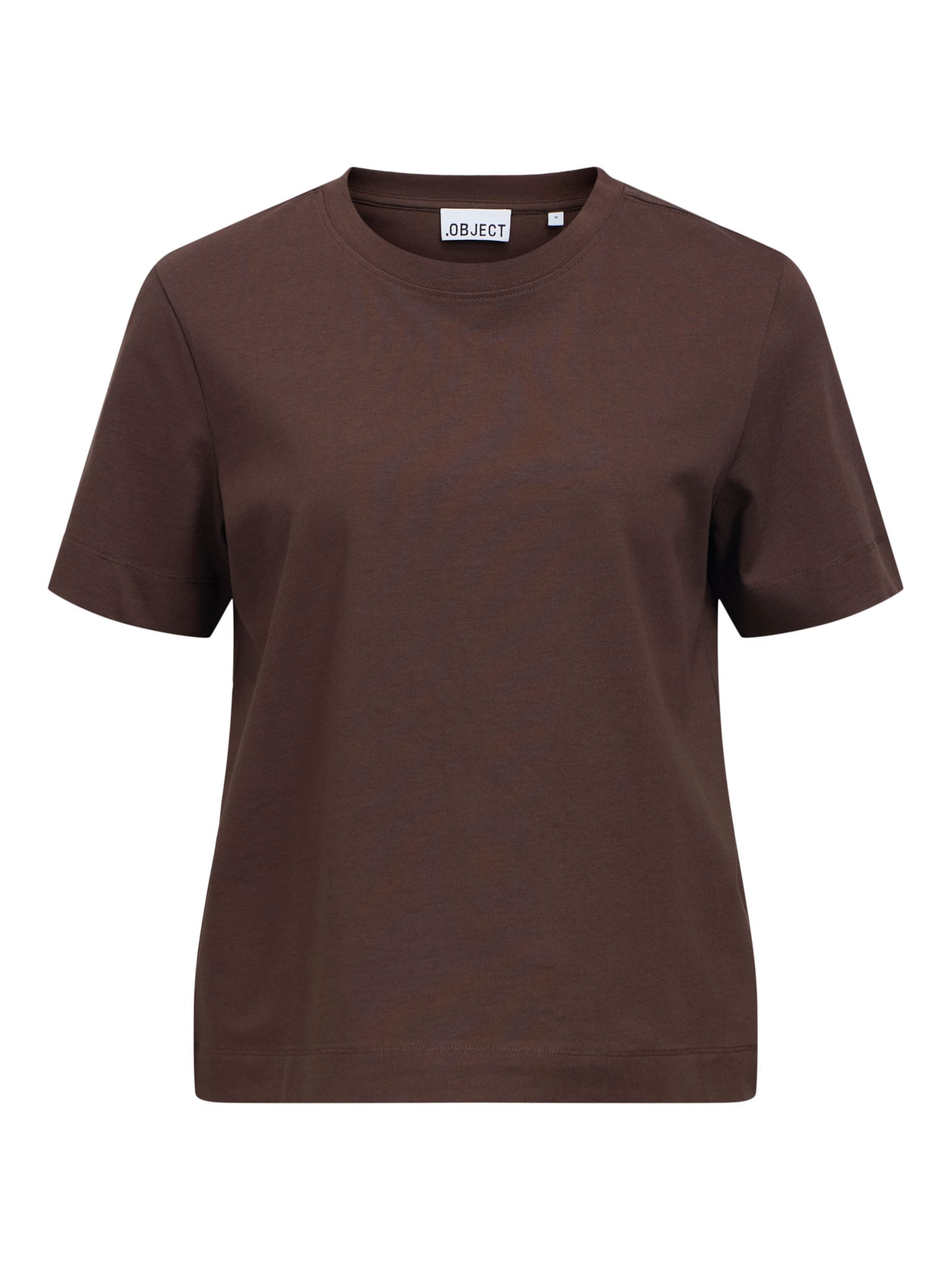 OBJECT Shirt 'OBJLili' in Bruin: voorkant