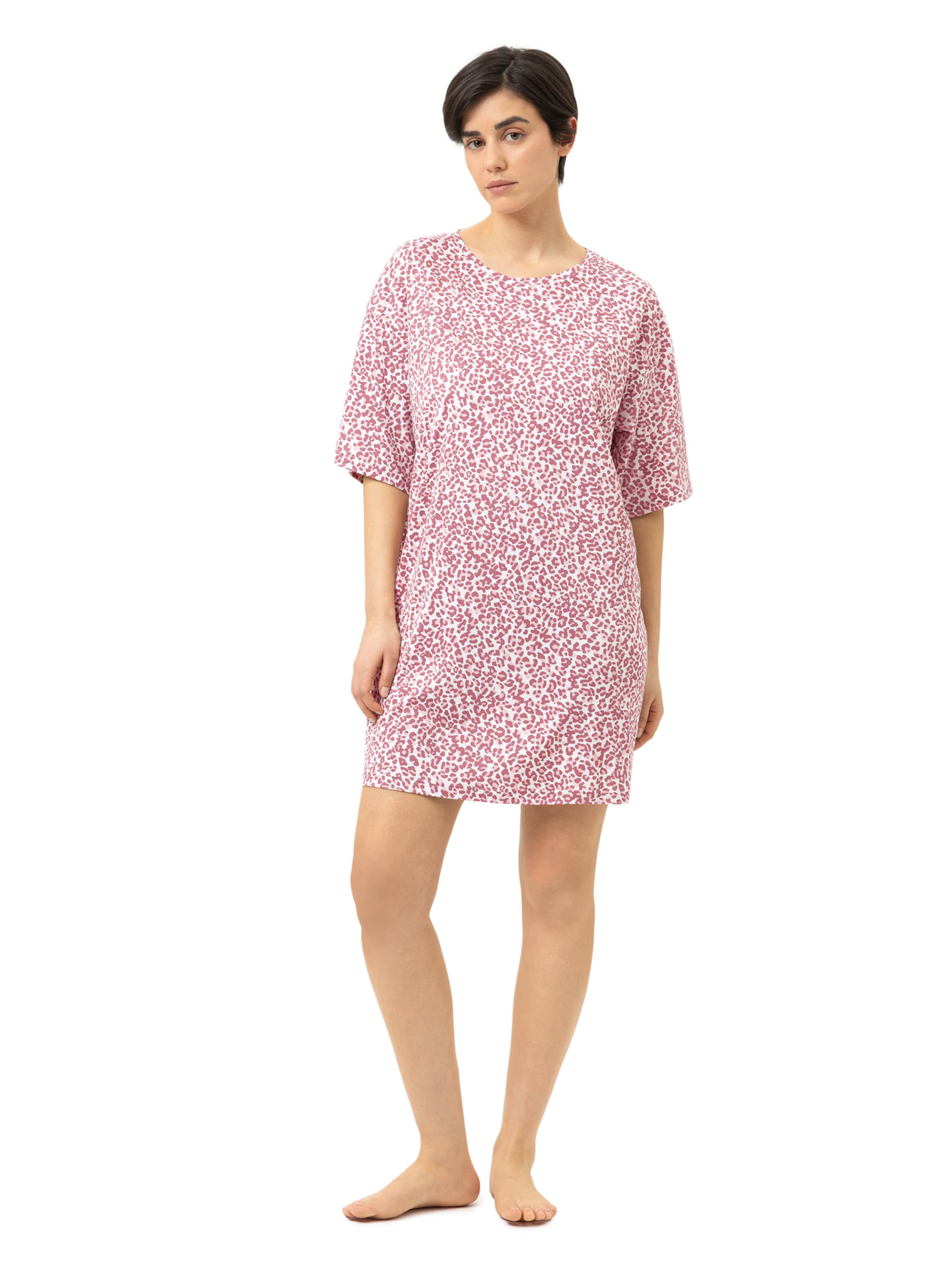 Mey Nightgown 'Sleepy Leo' in Pink: front