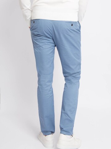 Suitable Slim fit Chino trousers 'Plato' in Blue