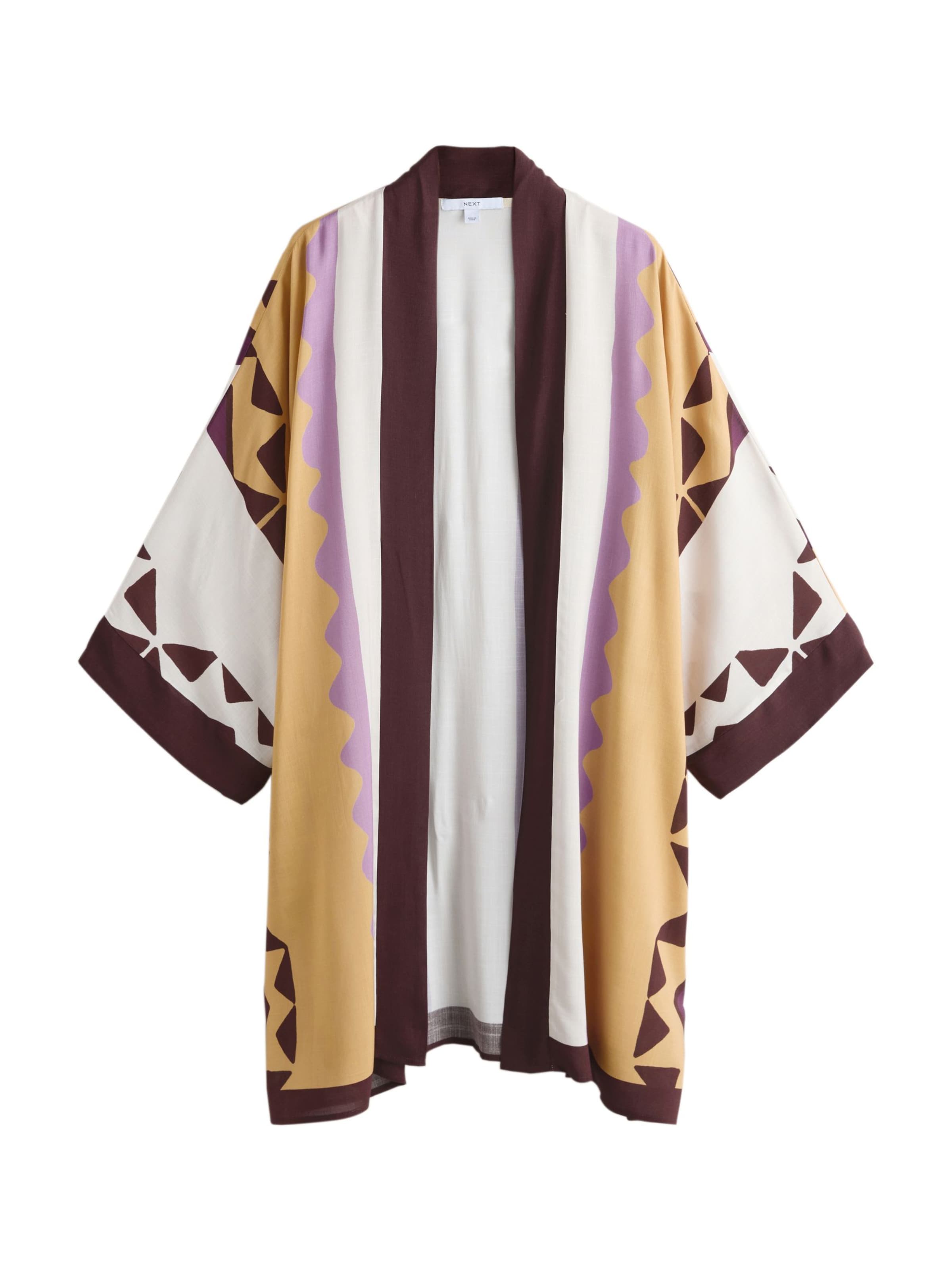 Next Kimono in Bruin: voorkant