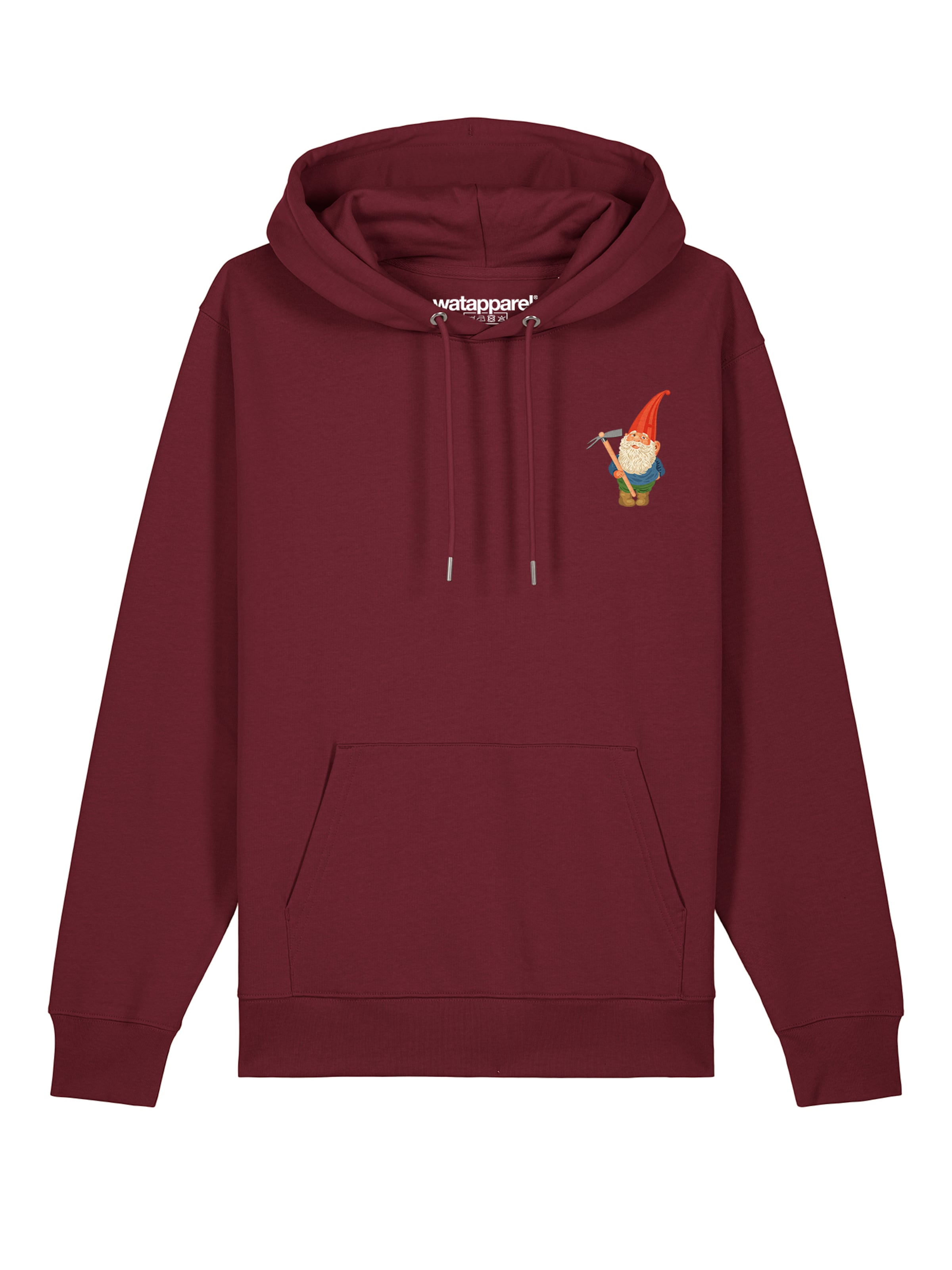Watapparel Sweatshirt ' Gartenzwerg ' in Rot: Vorderseite