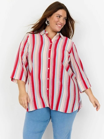 Wasabi Concept Bluse 'Adina' in Rot: Vorderseite