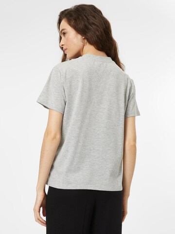 PIECES Shirt 'UNIQUE' in Grey