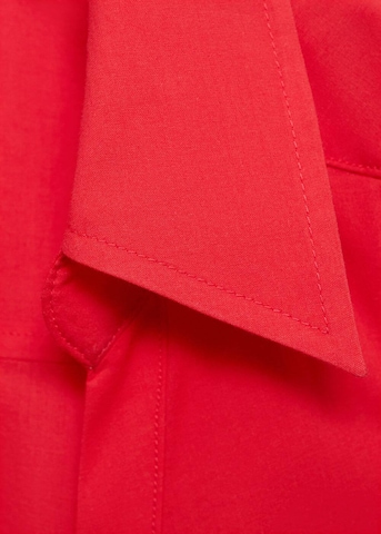 MANGO Shirt Dress 'capricor' in Red
