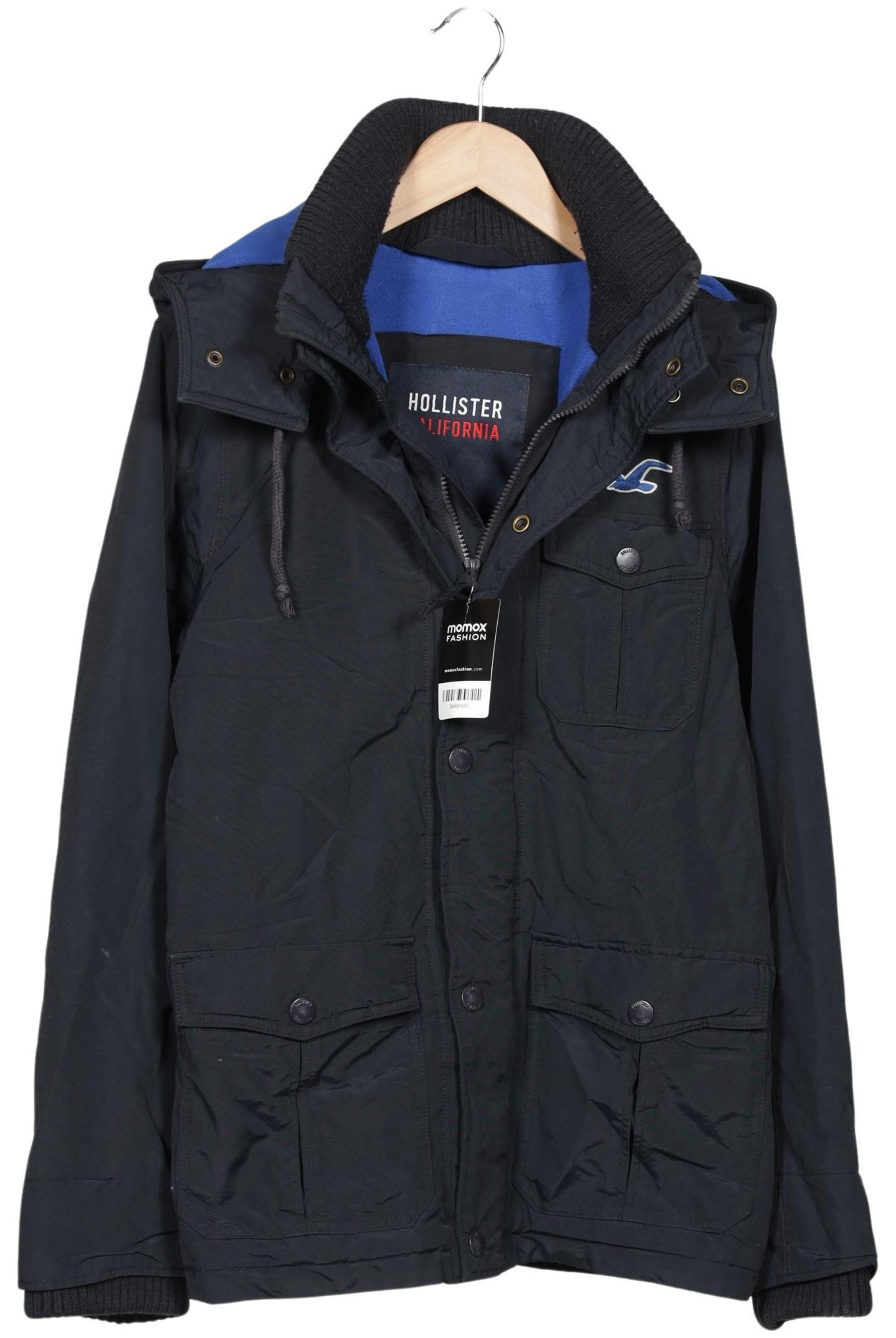 HOLLISTER Jacket & Coat in M in Blue: front