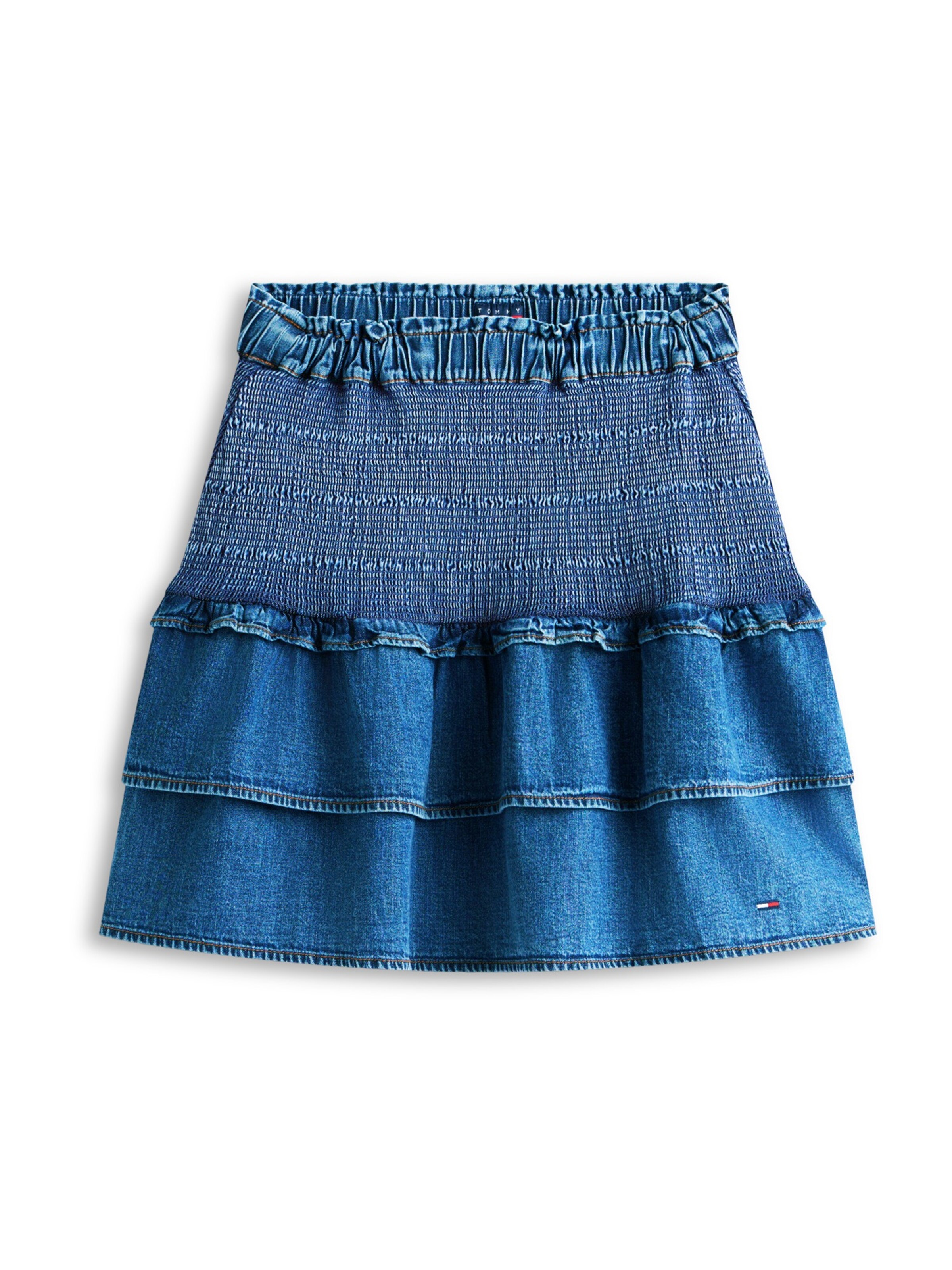 Tommy Jeans Rock in Blau: Vorderseite