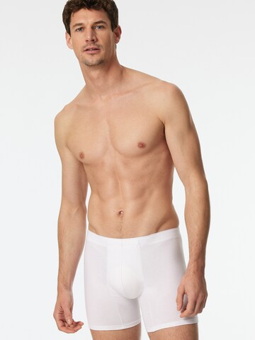 Boxers ' Premium Cotton ' SCHIESSER en blanc : devant
