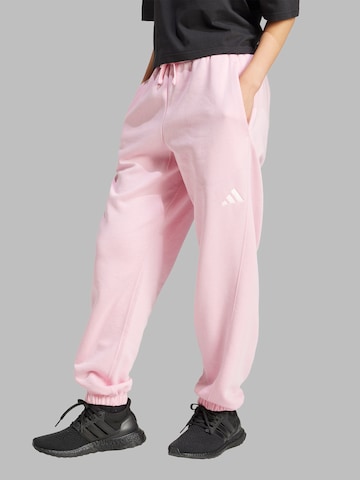 ADIDAS SPORTSWEAR Tapered Sportbyxa 'ALL SZN' i rosa: framsida