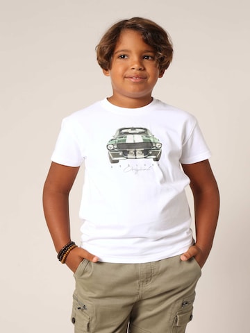 T-Shirt 'Fastcar' Deeluxe en blanc : devant
