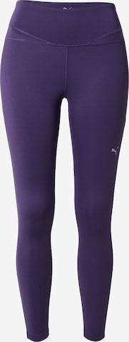 PUMA Скинни Спортивные штаны в Лиловый: спереди