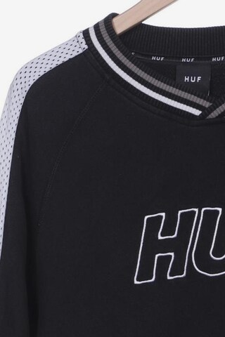 HUF Sweatshirt & Zip-Up Hoodie in XL in Black