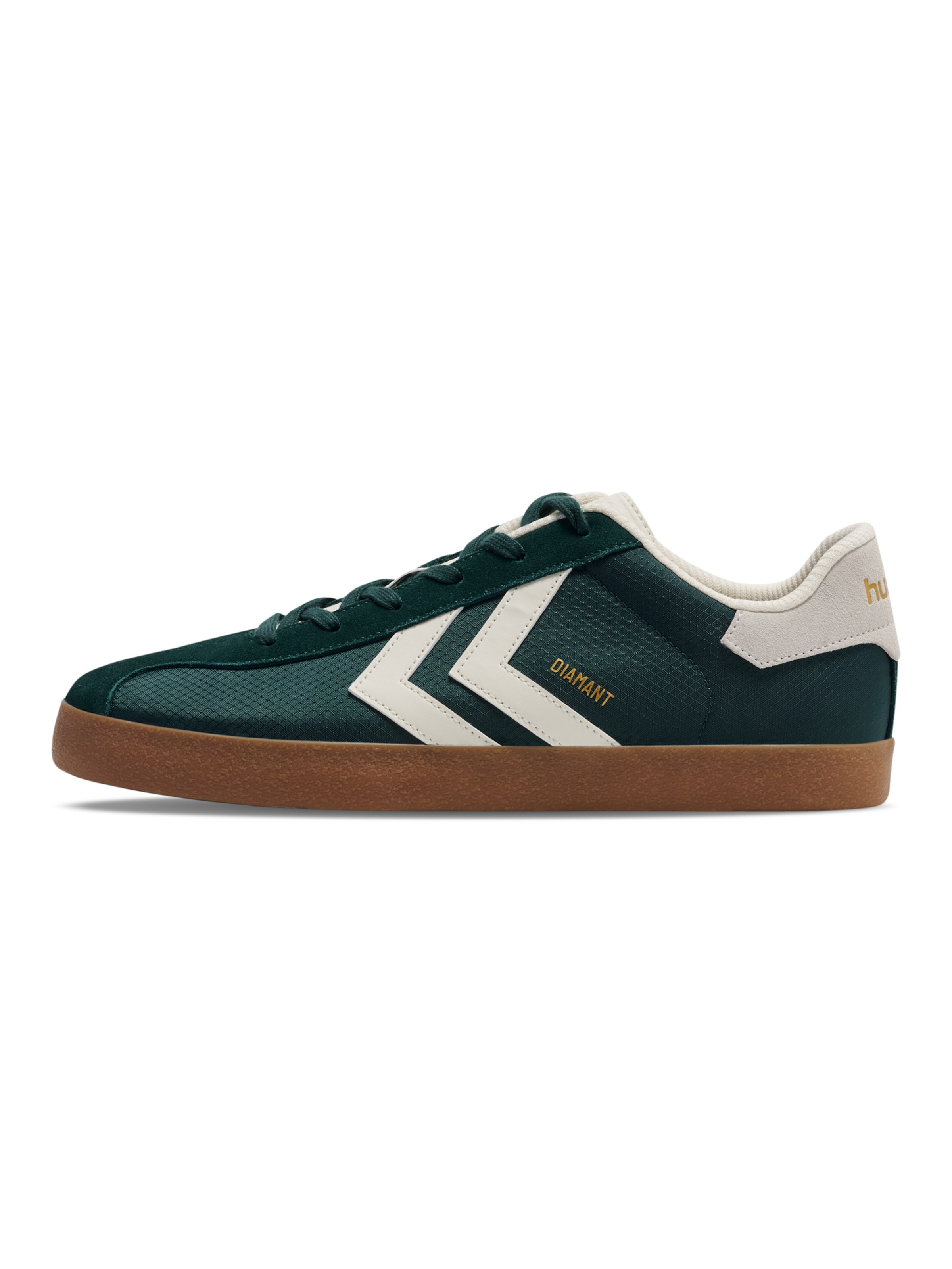 Hummel Platform trainers in Green: front