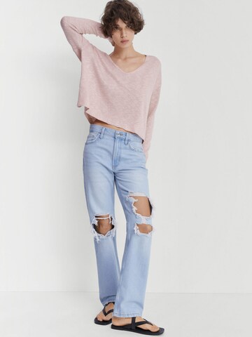 MANGO Trui 'OPORTO' in Roze