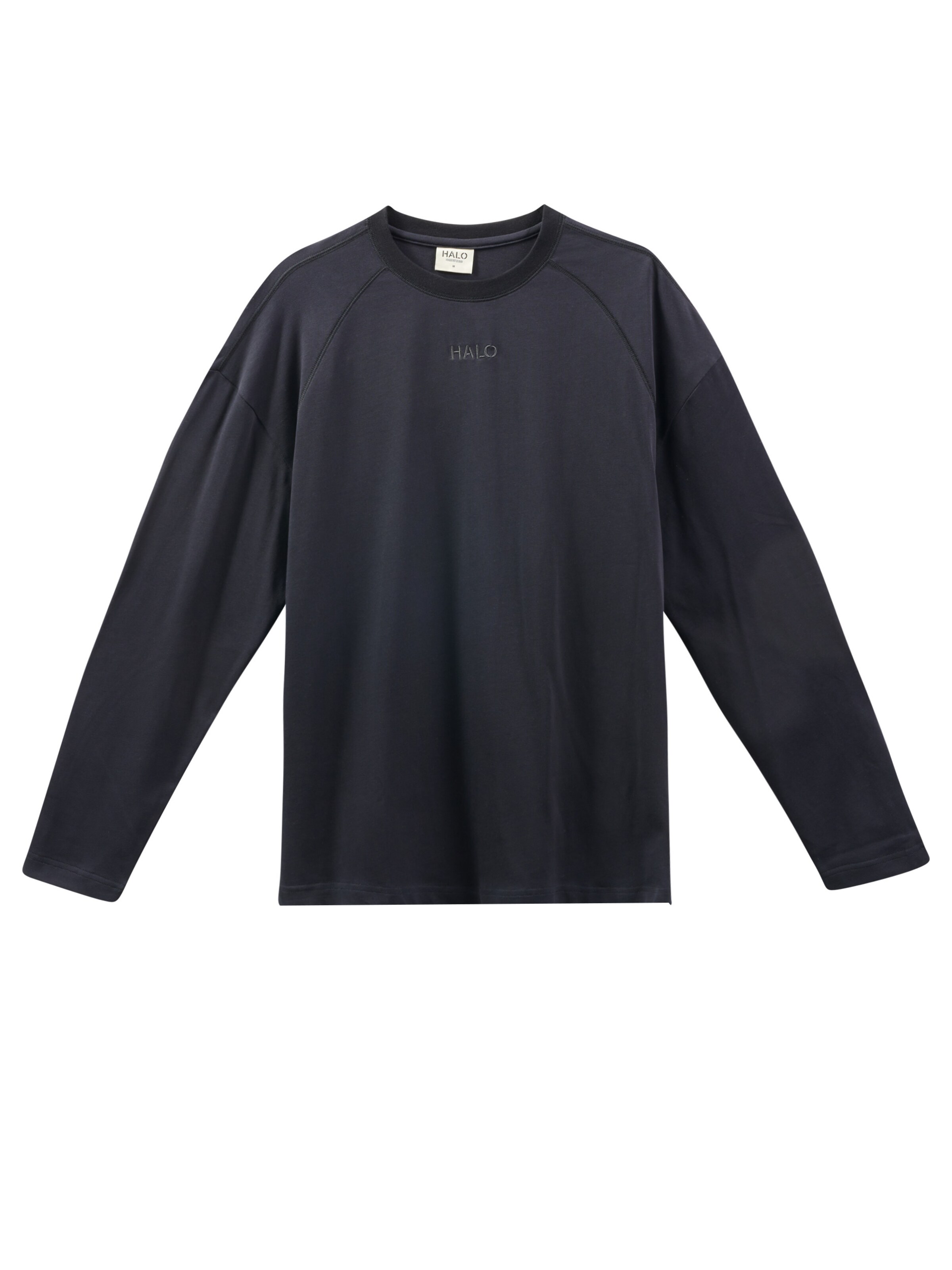 HALO Shirt in Zwart: voorkant