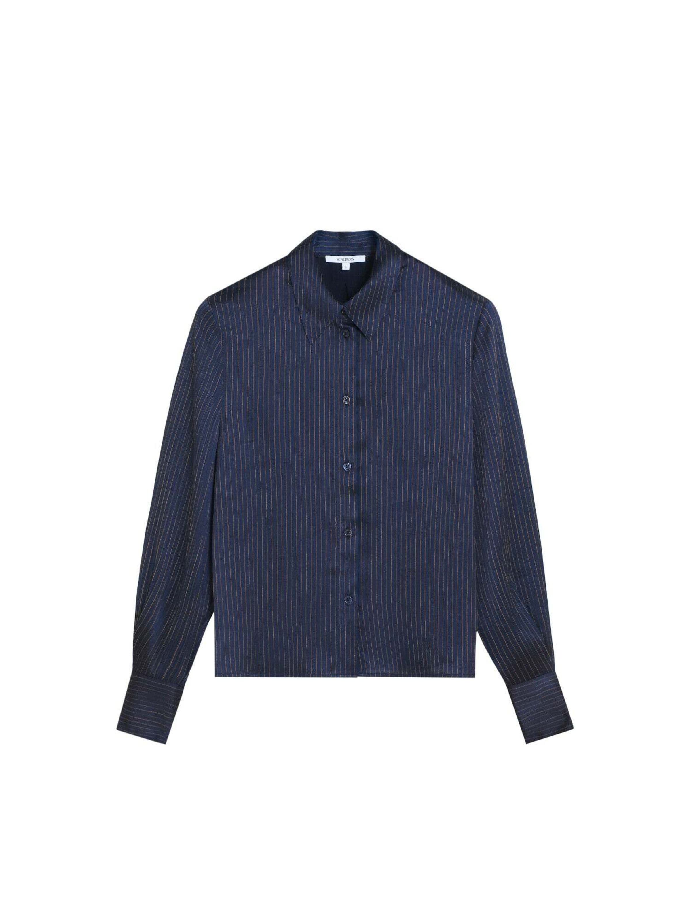 Scalpers Blúzka 'Crindi' - Modrá: predná strana