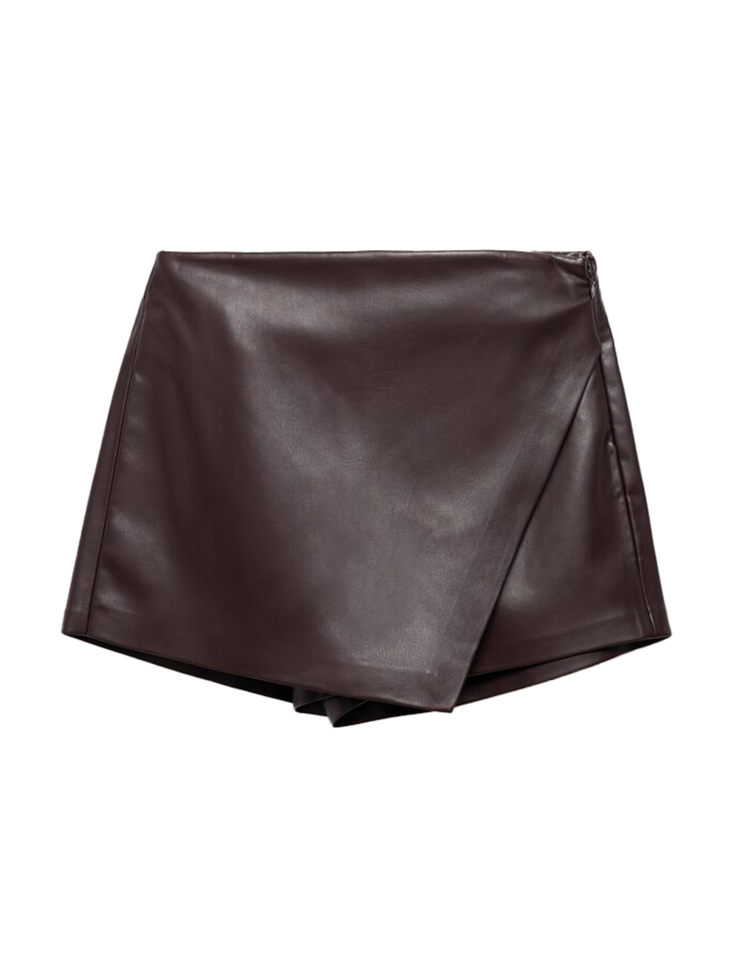 Fustă 'CANDY' de la MANGO pe maro: față