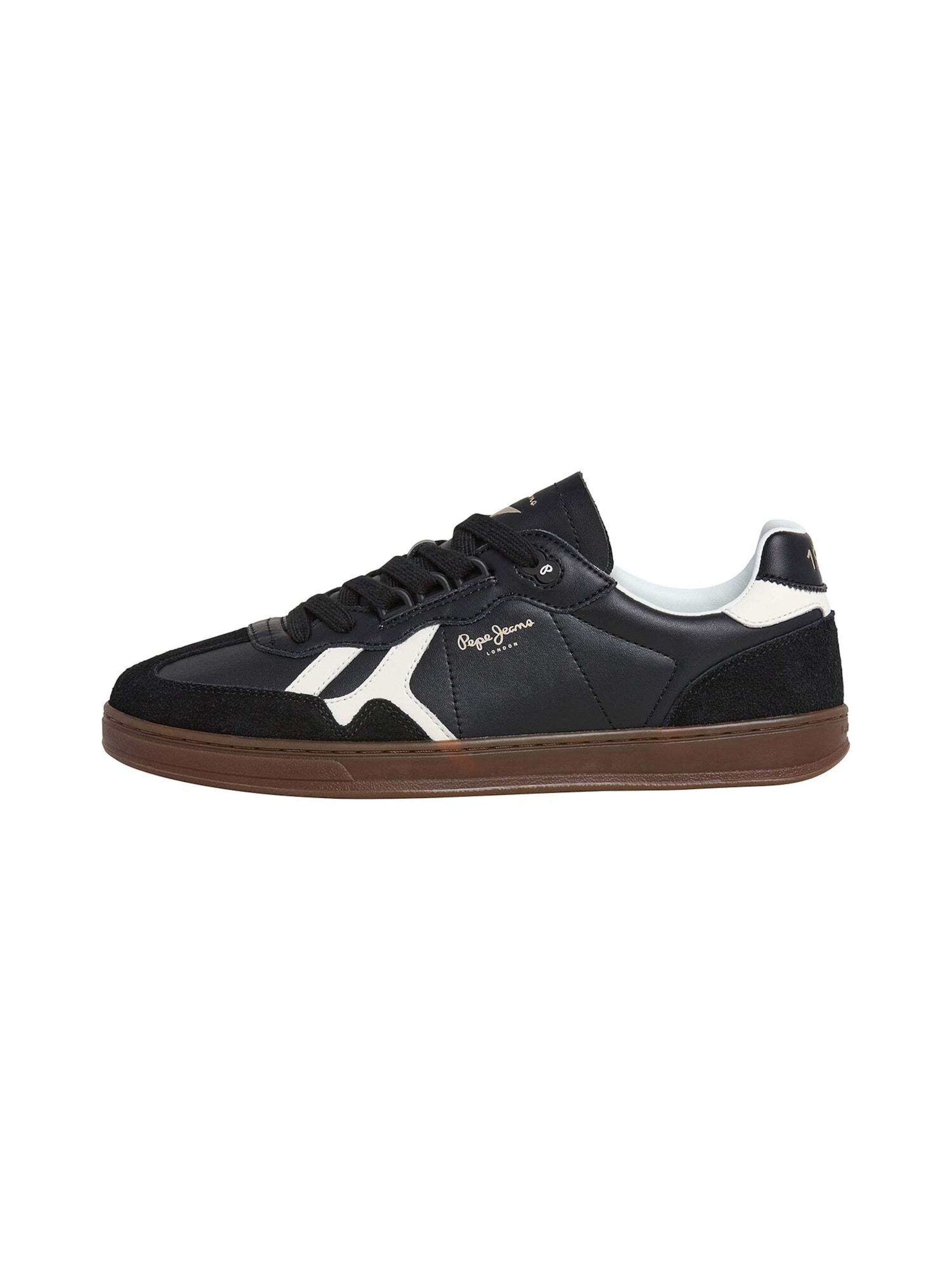 Pepe Jeans Sneaker 'Ball Zero' in Schwarz: Vorderseite
