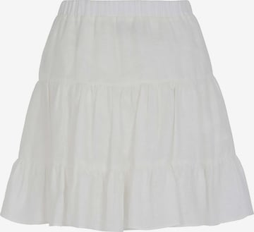 NOCTURNE Skirt in White: front