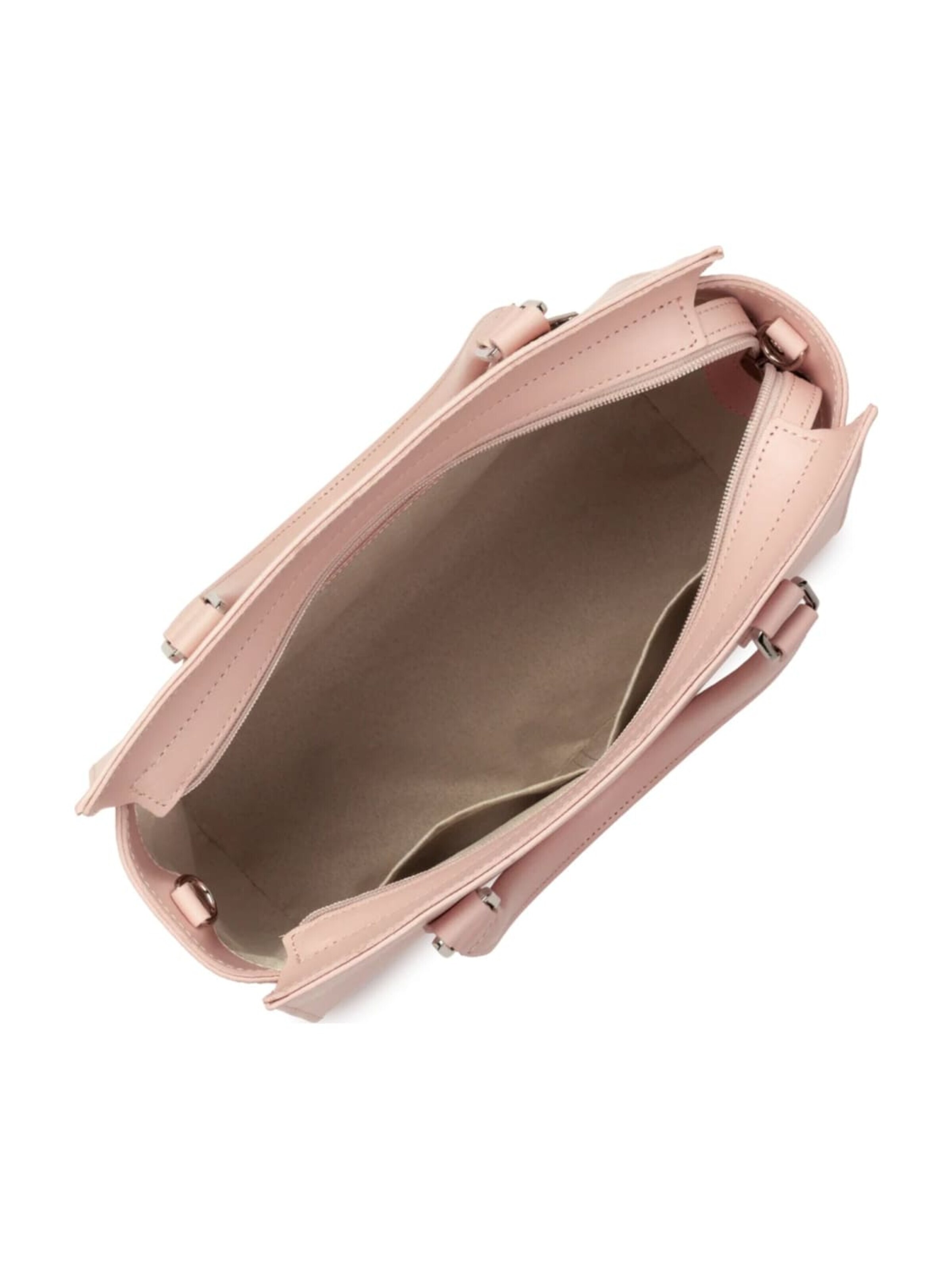 LANCASTER Paris Handtasche 'Lancaster Sac à main Zippée M Smooth Carmin'‌ in Rot