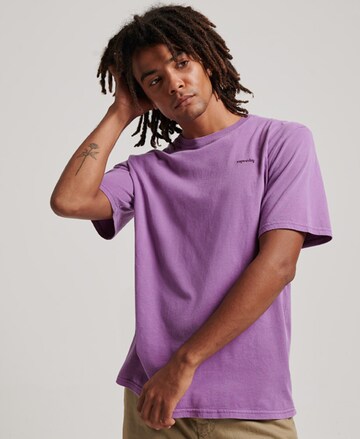 Superdry Shirt 'Mark' in Purple: front