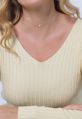 ELLI Necklace 'Herz' in Gold: front