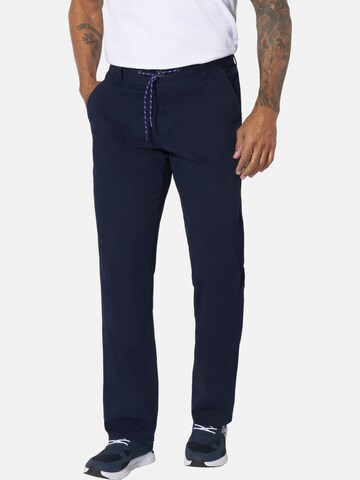 Jan Vanderstorm Loose fit Pants 'Gjorvald' in Blue: front
