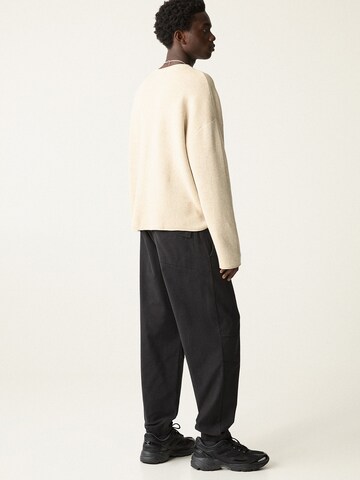 Pull&Bear Tapered Pants in Black