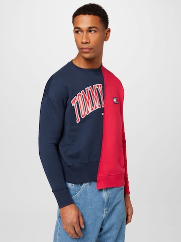 Tommy Jeans - Sudadera en azul: frente