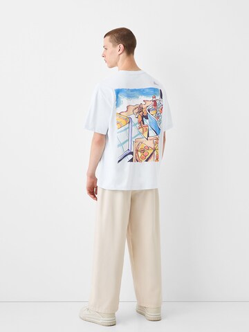 Bershka Shirt in Blue