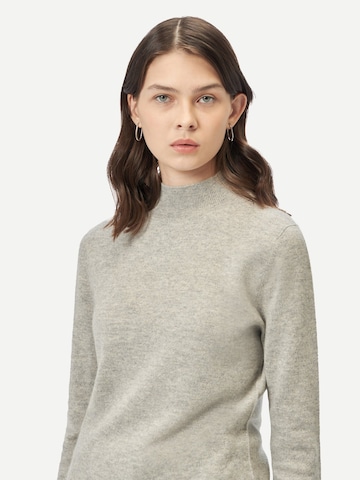 GOBI Cashmere - Jersey 'Women's Essential Cashmere Mock Neck Sweater' en gris