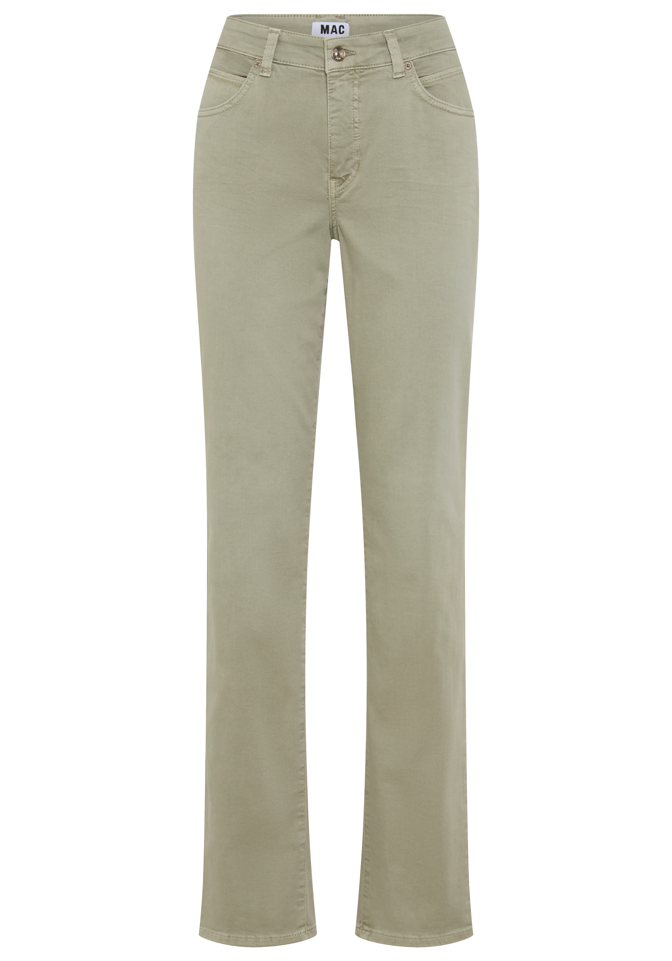 MAC Skinny Jeans 'Melanie' in Green: front