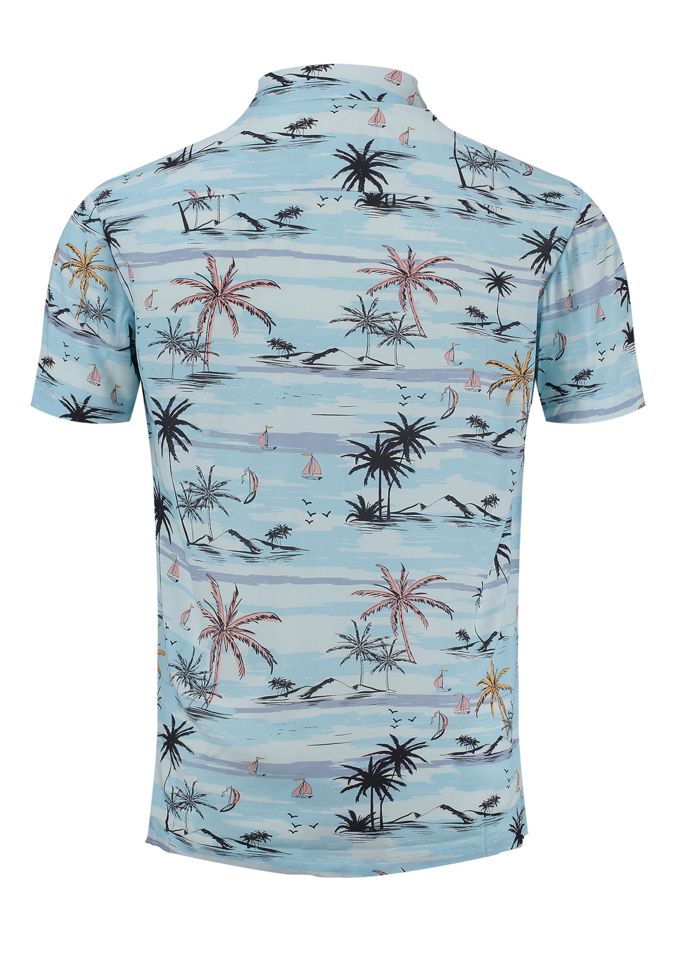 Regular fit Cămașă 'Sandbanks' de la Key Largo pe albastru